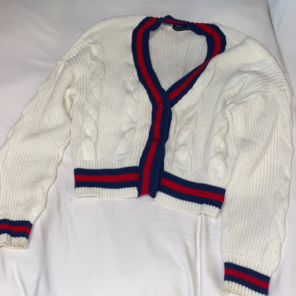 Cream knit sweater